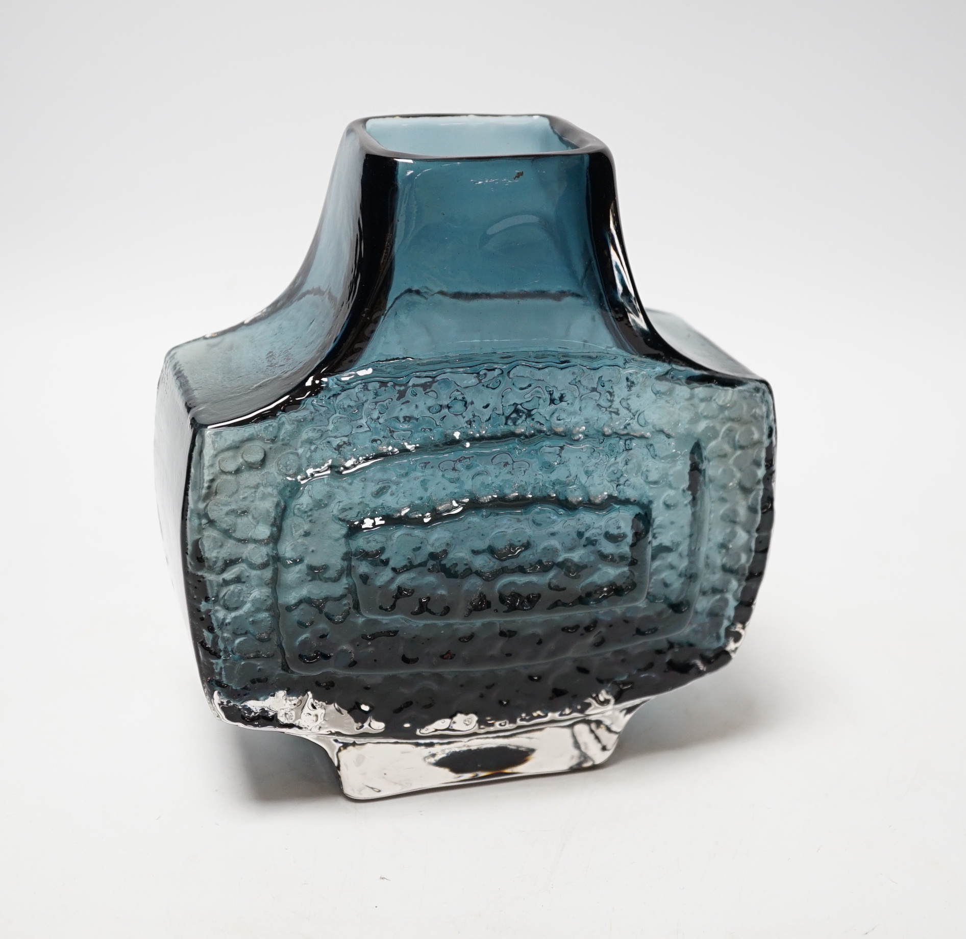 A Whitefriars ‘TV’ vase in indigo, 18cm
